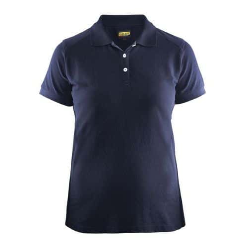 Blaklader Poloshirt Dames korte mouw knoopsluiting 3390 - marineblauw