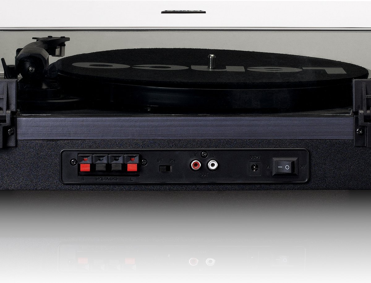 Lenco Platenspeler Incl Twee Externe Speakers Ls-301bk - Zwart