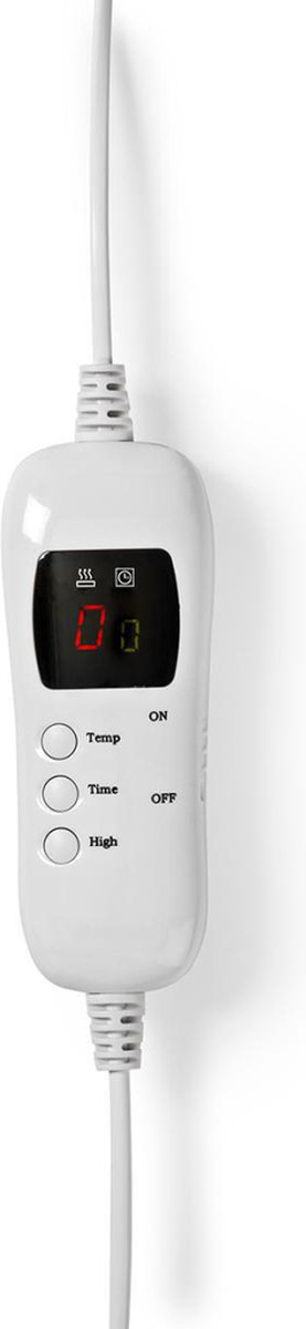 Nedis Elektrische Deken - Pebl140cwt - Grijs