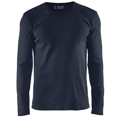 Blaklader T-shirt lange mouw 3314 - ronde hals - donker marineblauw