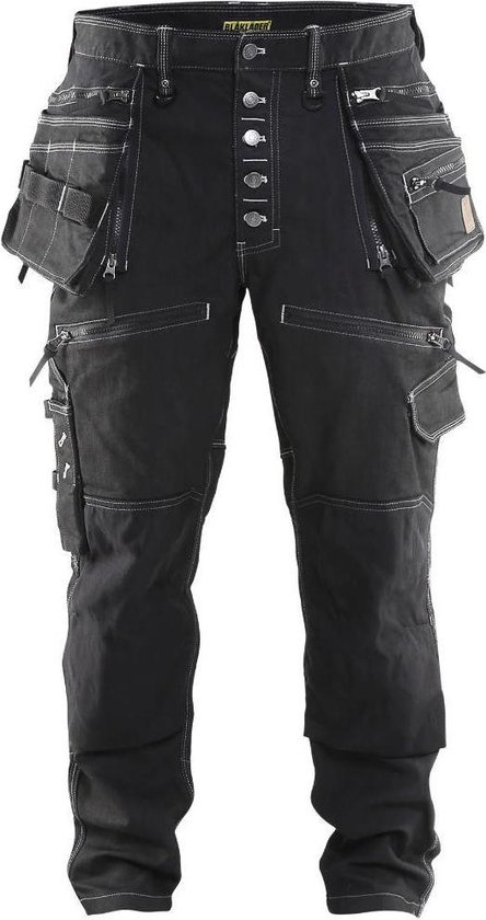 Blaklader Baggy Denim Stretch X1900 1999 - zwart