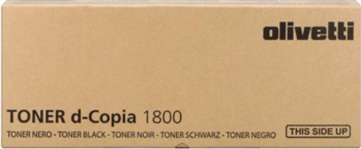 Olivetti d-Copia 1800 - 2200 - 1800MF - 2200MF toner standard capacity 15.000 pagina's - Zwart