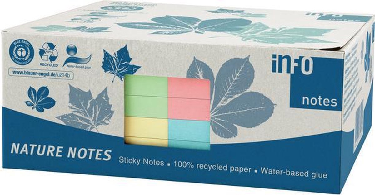 Info Notes Voordelige gerecyclede zelfklevende memo's