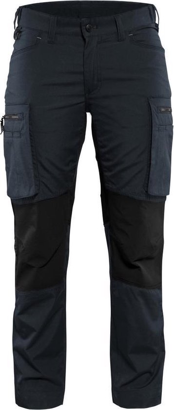 Blaklader Service werkbroek Dames stretch 7159 - donker marineblauw/zwart