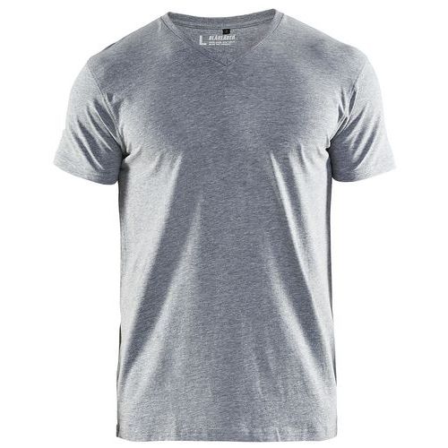 Blaklader T-Shirt V-hals 3360 - grijs mêlee