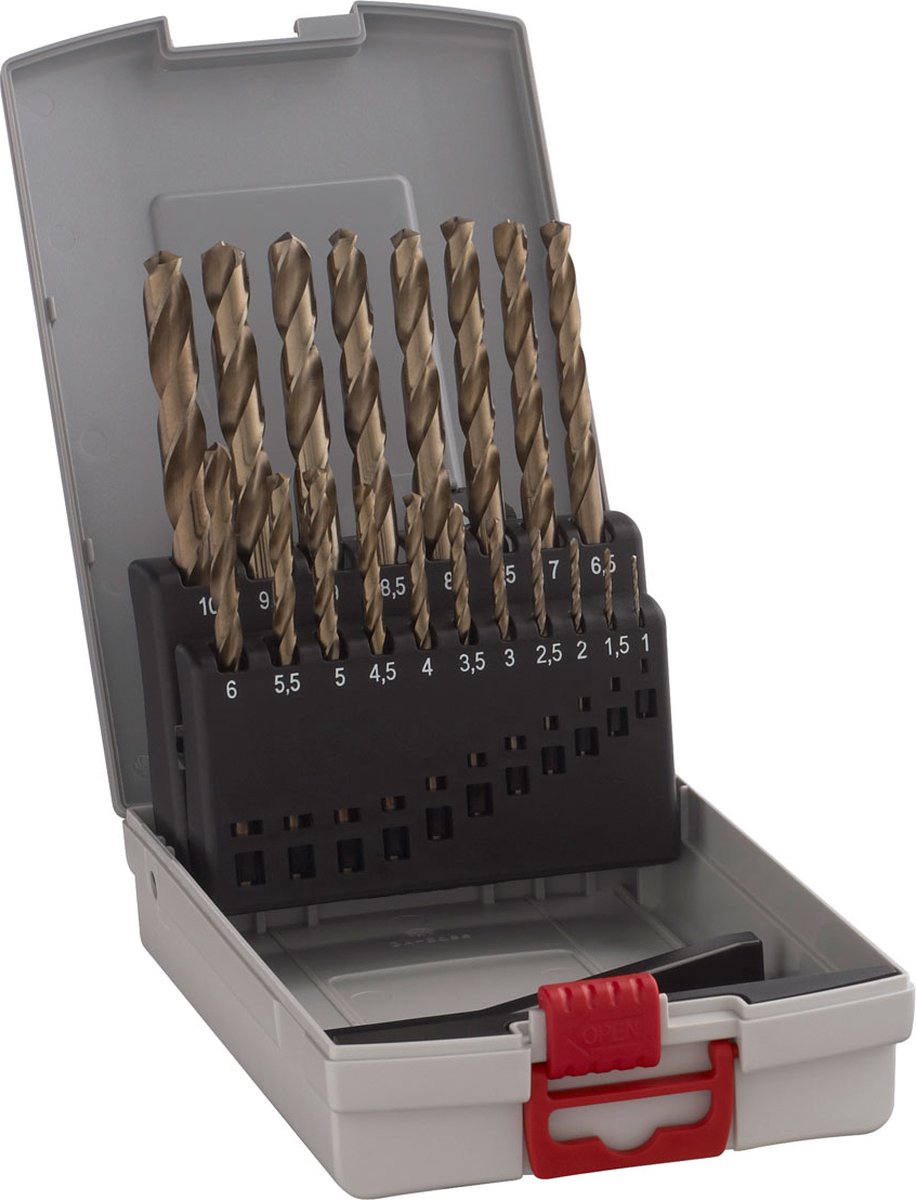 Bosch Cassette HSS-Co boren - 19-delig