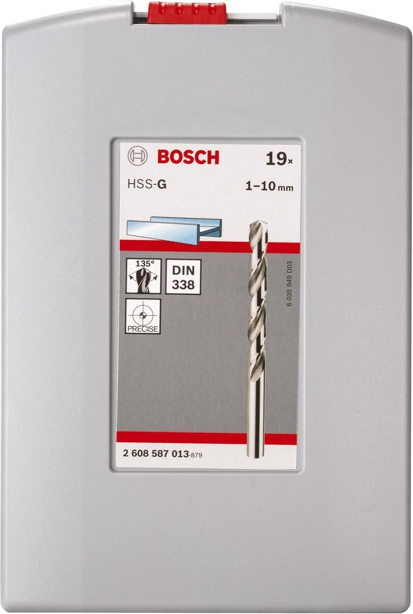 Bosch Set van 19 HSS-G1-boren