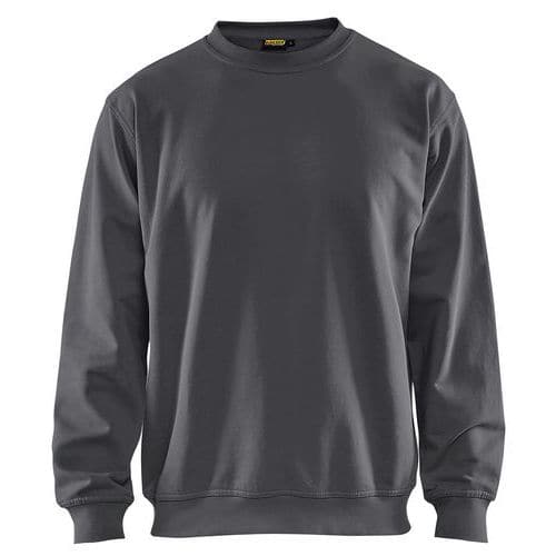 Blaklader Sweatshirt 3340 - ronde hals - donkergrijs