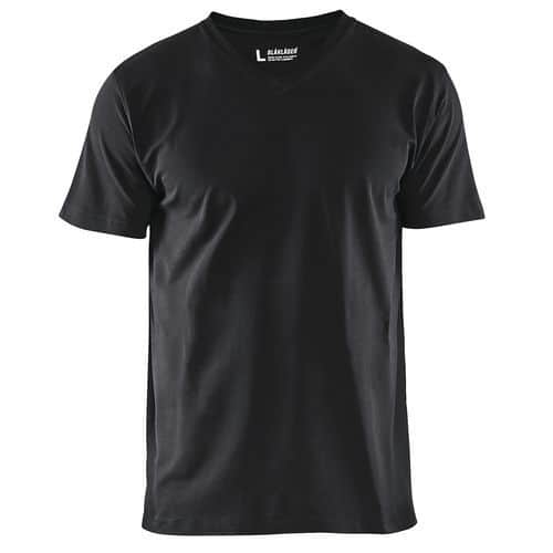 Blaklader T-Shirt V-hals 3360 - zwart