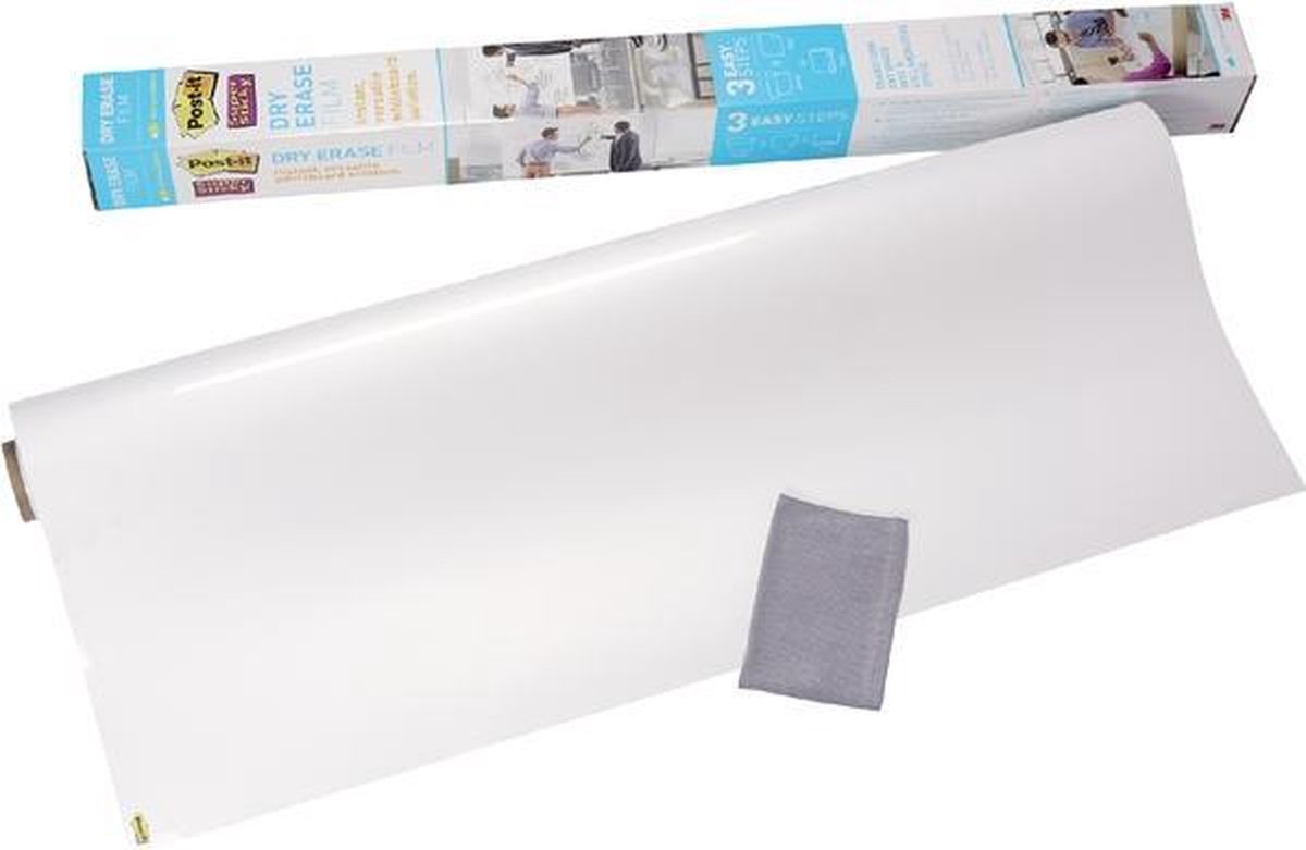 Post-It Whiteboardrol Super Sticky ® - Titanio