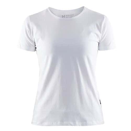 Blaklader T-Shirt Dames 3304 - ronde hals - wit