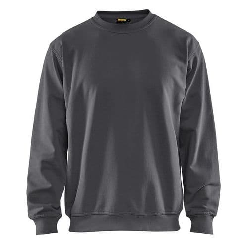 Blaklader Sweatshirt 3340 - ronde hals - donkergrijs