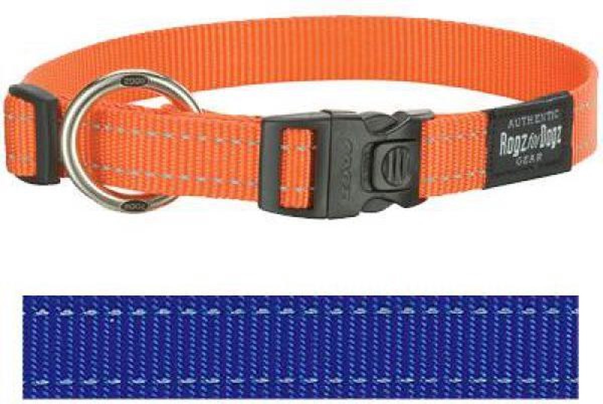 Rogz - Collar Para Perros Fanbelt - Blauw