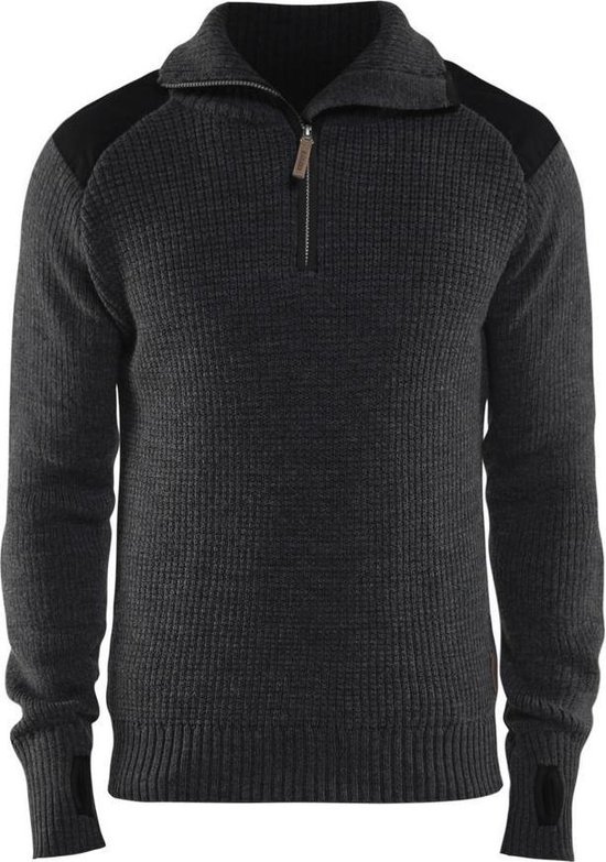 Blaklader Sweater Wollen 4630 - donkergrijs/zwart