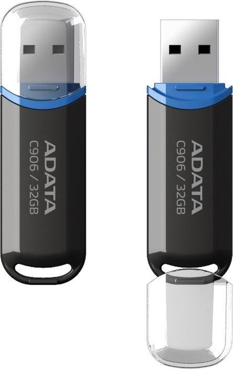 ADATA Classic USB 2.0 C906 - USB-stick - 32 GB - Zwart
