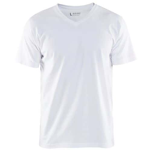 Blaklader T-Shirt V-hals 3360 - wit