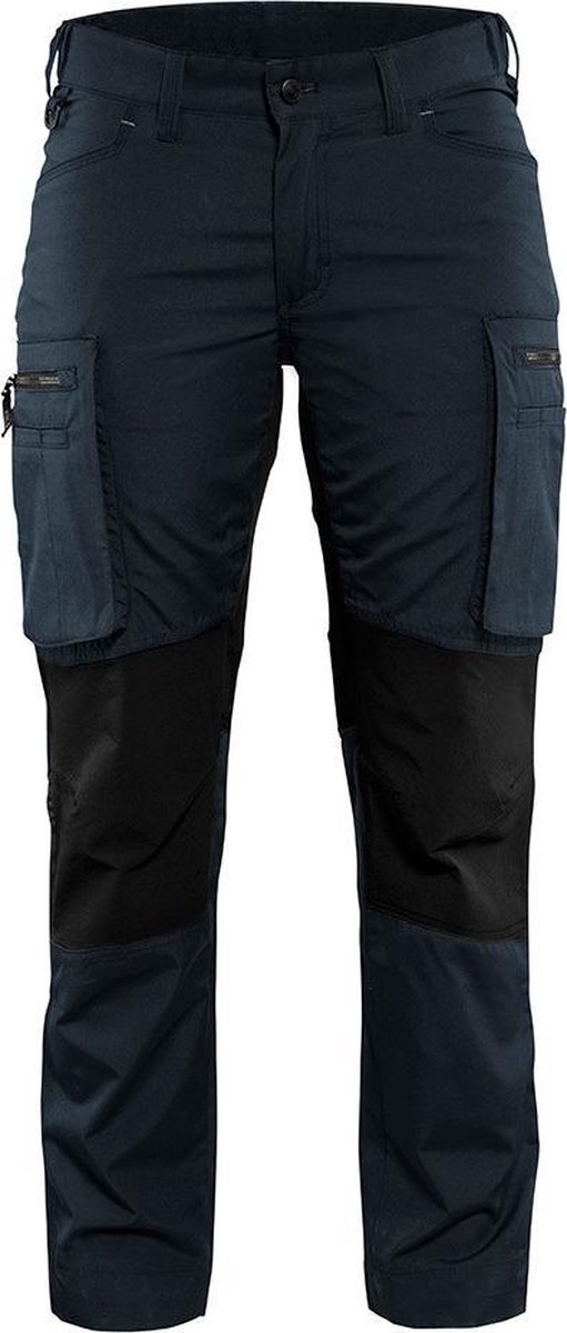 Blaklader Service werkbroek Dames stretch 7159 - donker marineblauw/zwart