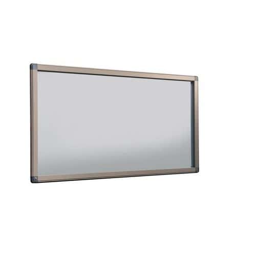 Planorga Buitenvitrine Antares Italiaans - Aluminium achterwand - Deur van veiligheidsglas