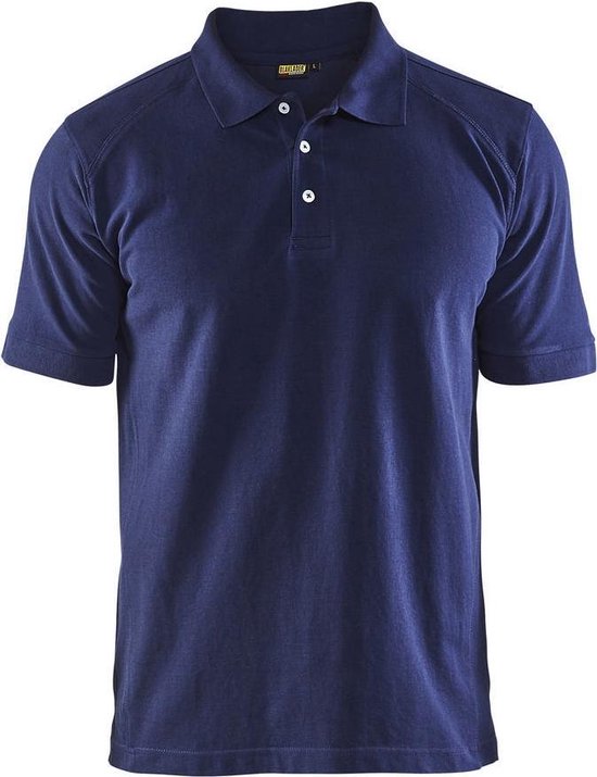 Blaklader Poloshirt Piqué 3324 - kraag met knopen - marineblauw