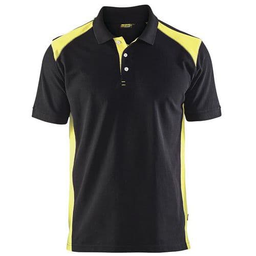 Blaklader Poloshirt Piqué 3324 - kraag met knopen - High Vis geel