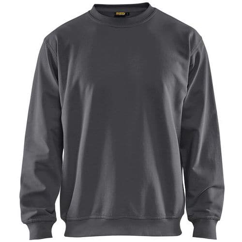 Blaklader Sweatshirt 3340 - ronde hals - donkergrijs