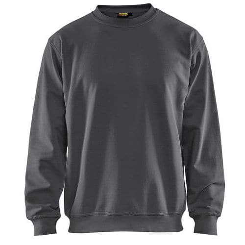 Blaklader Sweatshirt 3340 - ronde hals - donkergrijs