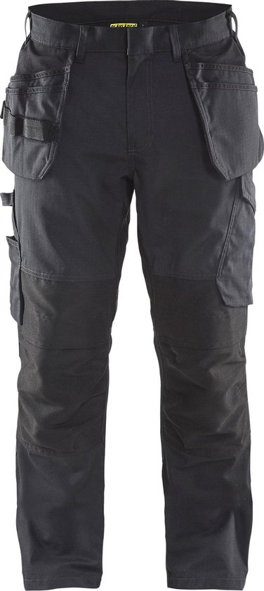 Blaklader Service Werkbroek met stretch en spijkerzakken 1496 -marineblauw/zwart