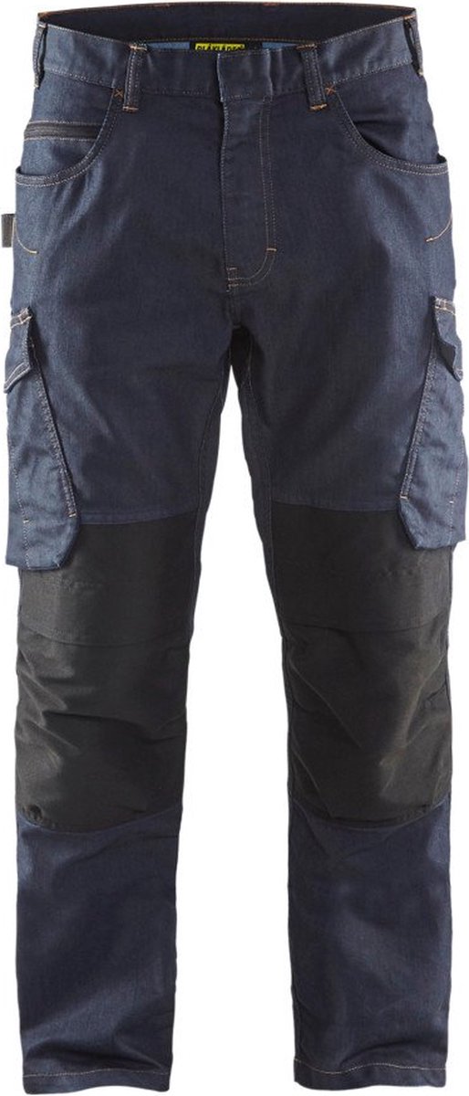 Blaklader Service Werkbroek Denim 1497 - marineblauw/zwart