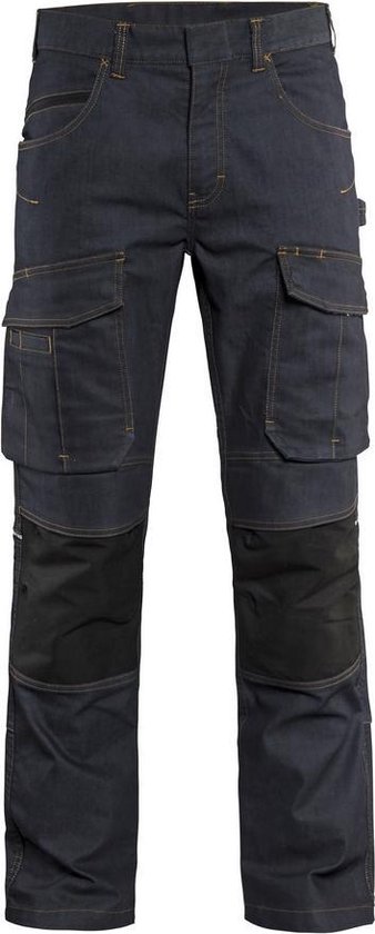 Blaklader Service Werkbroek Denim 1497 - marineblauw/zwart