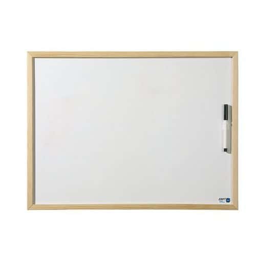 Bi-office Whiteboard met houten profiel