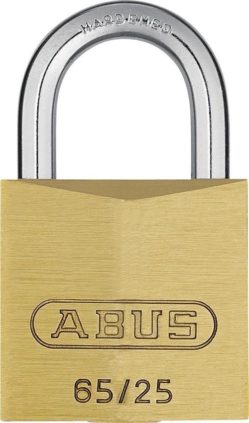 Abus Hangslot serie 65 - Standaard - 2 sleutels - Goud