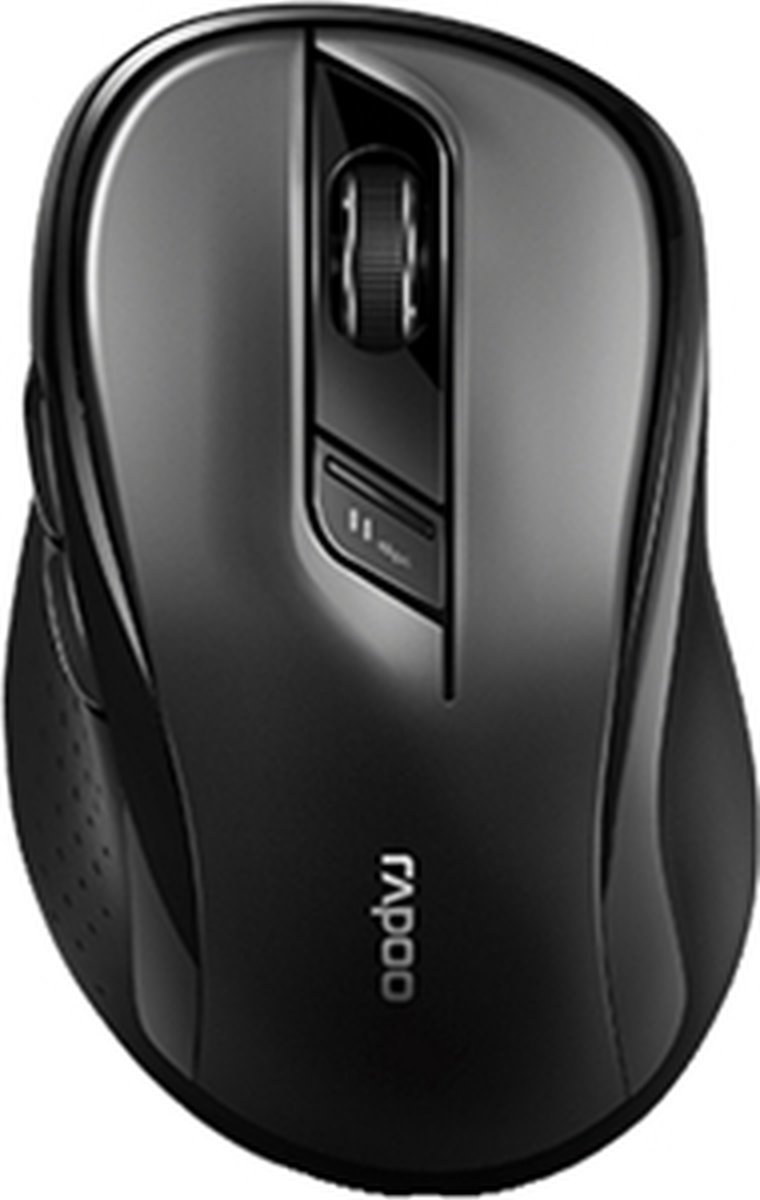 Rapoo M500 muis Bluetooth 1600 DPI Rechtshandig - Zwart
