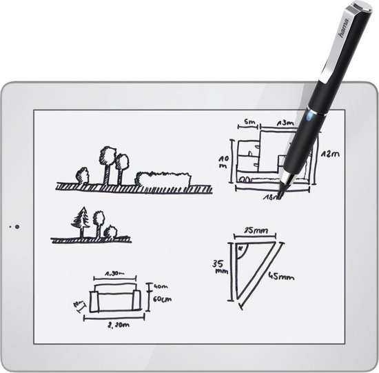 Hama Stylus met 2.5mm-tip - Zwart