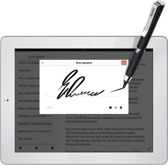 Hama Stylus met 2.5mm-tip - Zwart