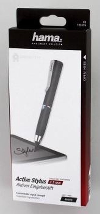 Hama Stylus met 2.5mm-tip - Zwart