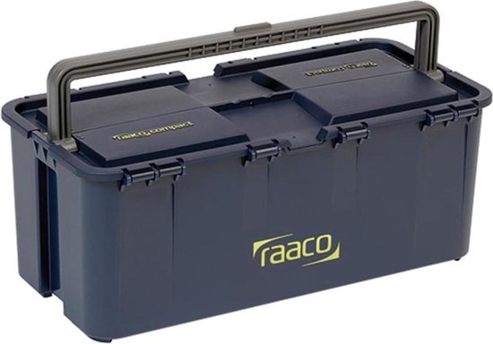 Raaco Compacte gereedschapskist - Met centrale handgreep - Blauw