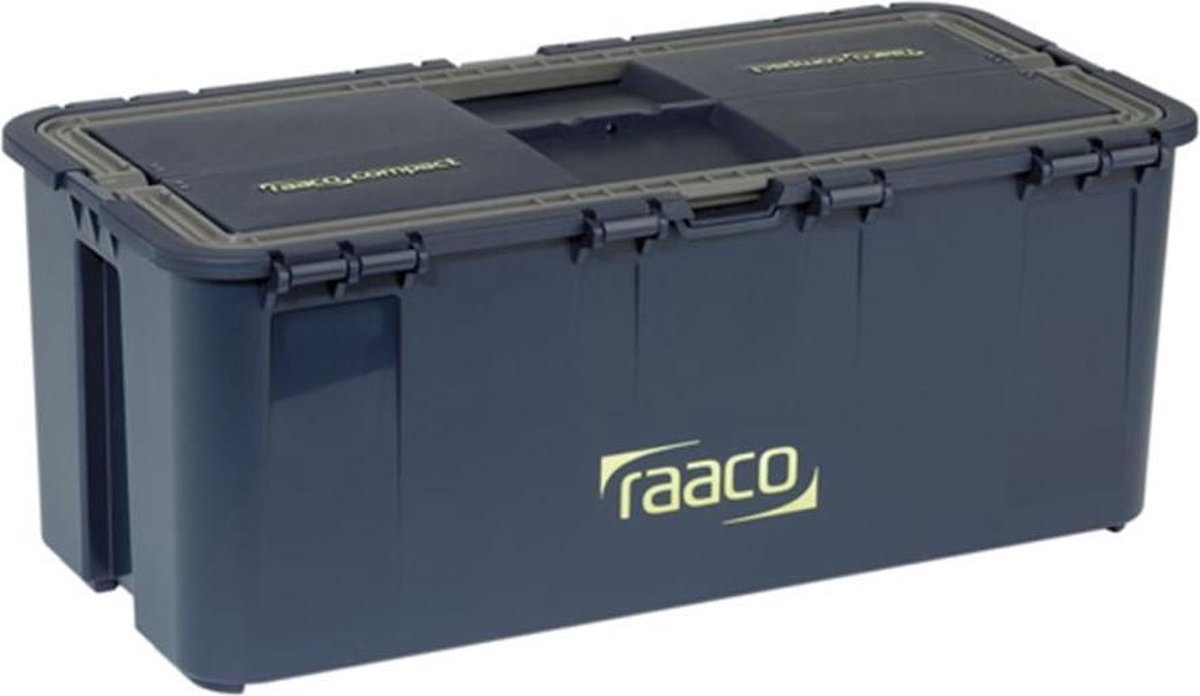 Raaco Compacte gereedschapskist - Met centrale handgreep - Blauw