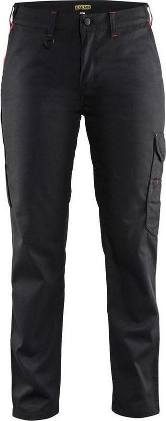 Blaklader Werkbroek Industrie Dames 7104 - zwart/rood