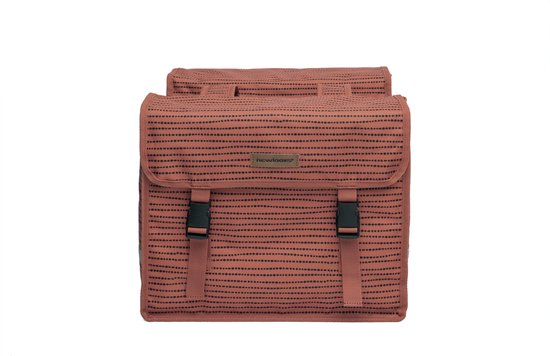 New Looxs Dubbele Fietstas Fiori Nomi 30 Liter Polyester - Rood