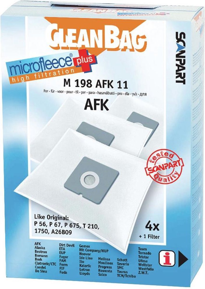 Scanpart Stofzuigerzak Fleece (Doos)
