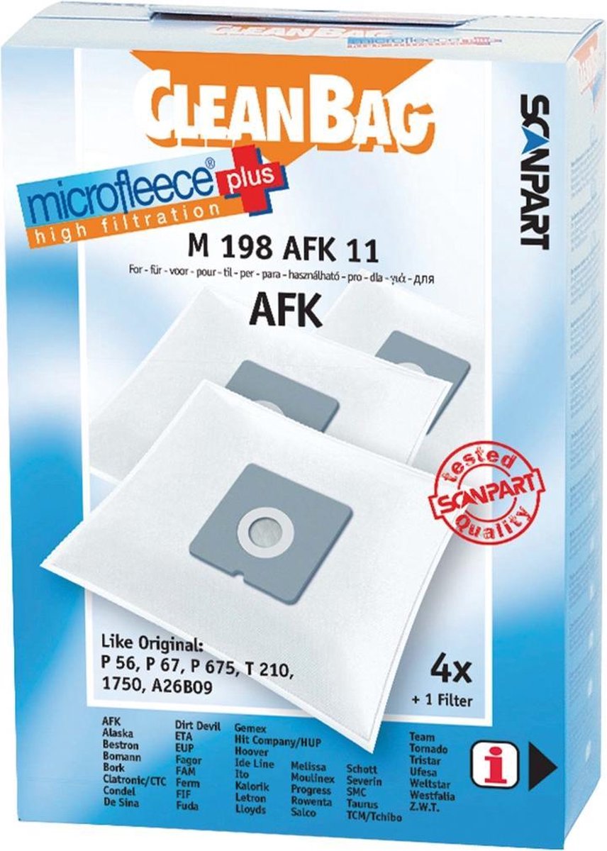Scanpart Stofzuigerzak Fleece (Doos)