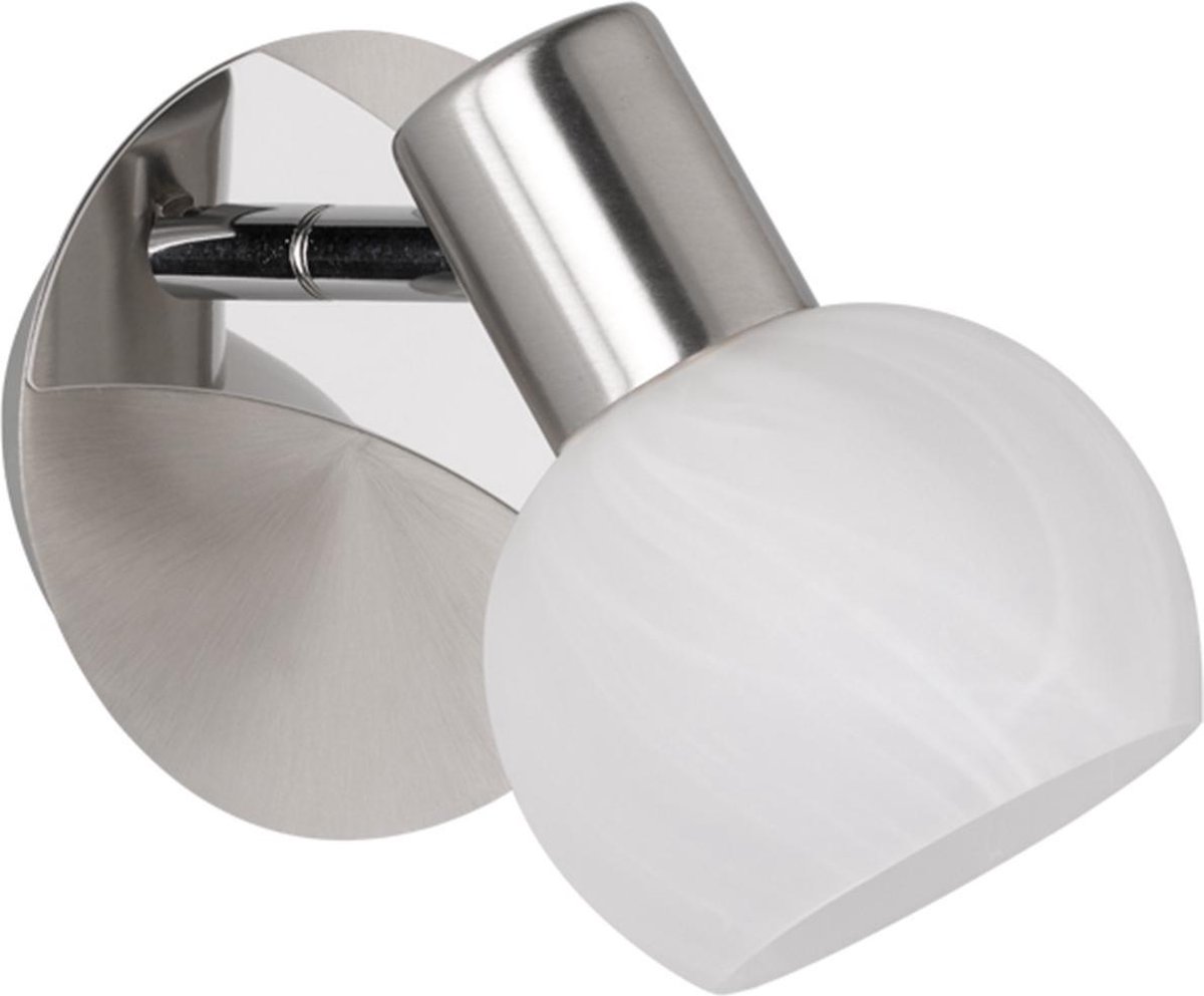 BES LED Led Wandspot - Trion Besina - E14 Fitting - Rond - Mat Nikkel - Aluminium