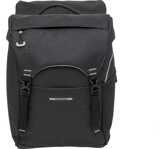 New Looxs Dubbele Fietstas Sports Racktime 32 L Polyester - Zwart