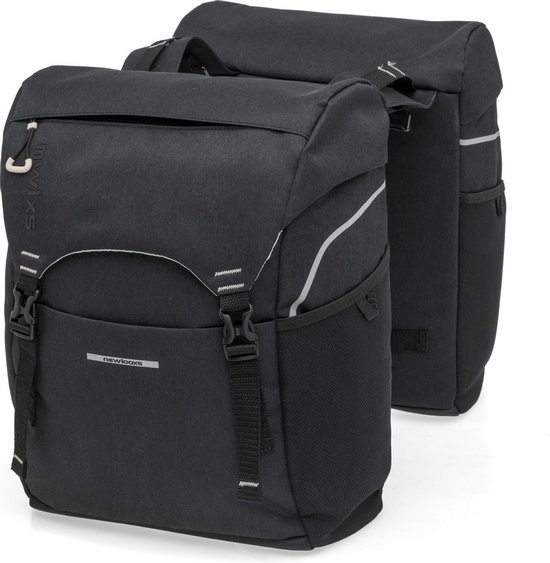 New Looxs Dubbele Fietstas Sports Racktime 32 L Polyester - Zwart