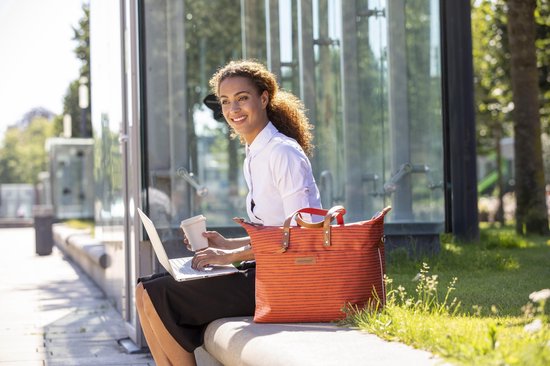 New Looxs Fiets-/schoudertas Tendo Nomi 21 Liter Polyester - Rood