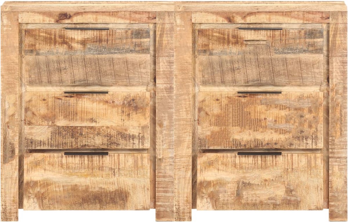 Vidaxl Ladekast 118x33x75 Cm Massief Mangohout - Bruin