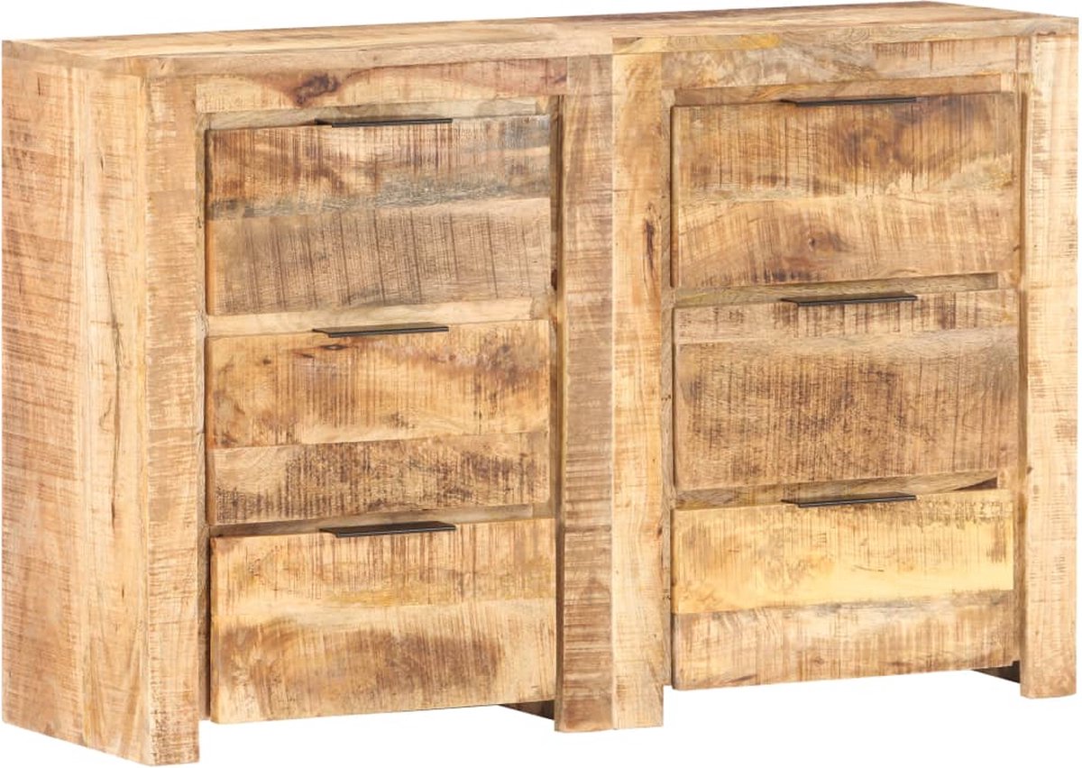 Vidaxl Ladekast 118x33x75 Cm Massief Mangohout - Bruin