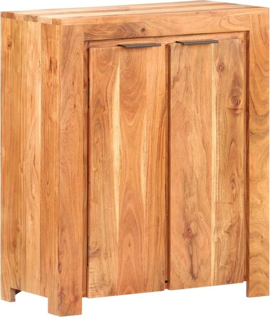 Vidaxl Dressoir 59x33x75 Cm Massief Acaciahout - Bruin