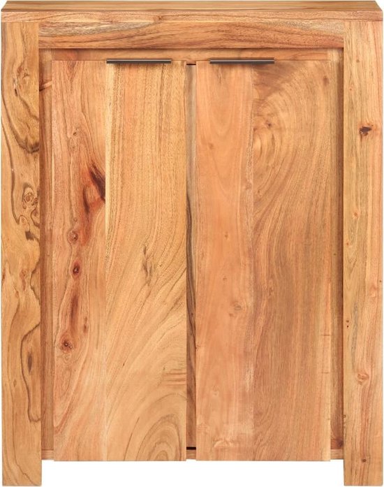 Vidaxl Dressoir 59x33x75 Cm Massief Acaciahout - Bruin