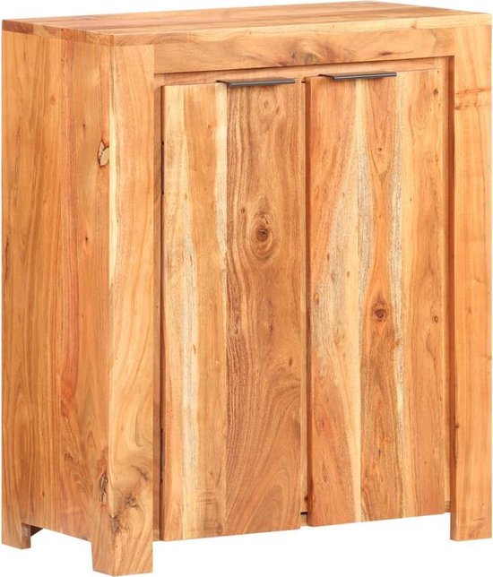 Vidaxl Dressoir 59x33x75 Cm Massief Acaciahout - Bruin